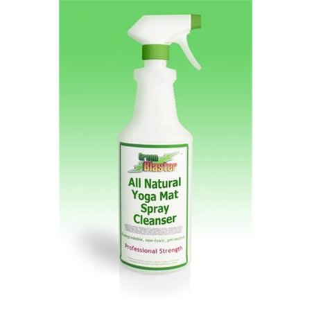 GREEN BLASTER PRODUCTS All Natural Yoga Mat Spray Cleanser 16oz Professional Size Sprayer GR134774